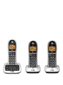 Bt Bt4600 Trio Big Button Telephone With Answering Machine
